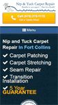 Mobile Screenshot of ftcollinscarpetrepair.com